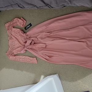 Off shoulder jumpsuit